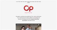 Desktop Screenshot of cipinstitute.org